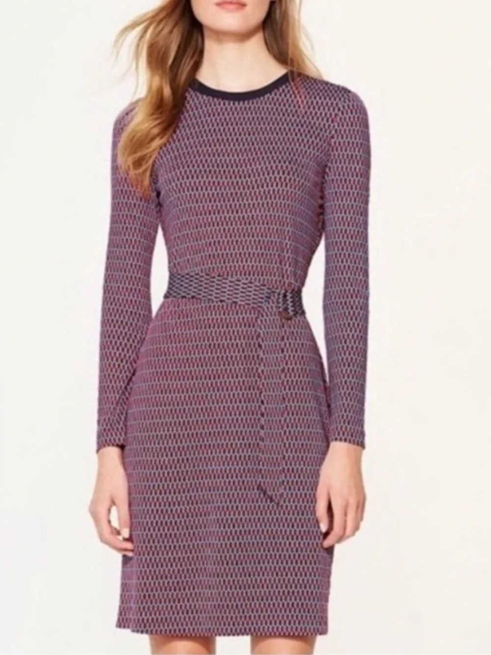 TORY BURCH Musee Dress Long Sleeve Dress - size XS